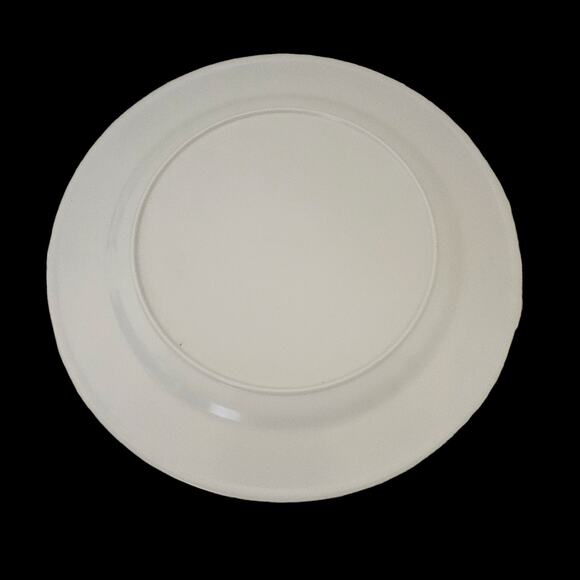 Moda Home Green and White 12" Plastic plates Set of 8 - Picture 3 of 4